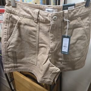 Alpine Women Tan Corduroy Shorts